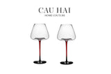 SET 2 LY VANG BURGUNDY - NO BOX - CẬU HAI HOME DECOR