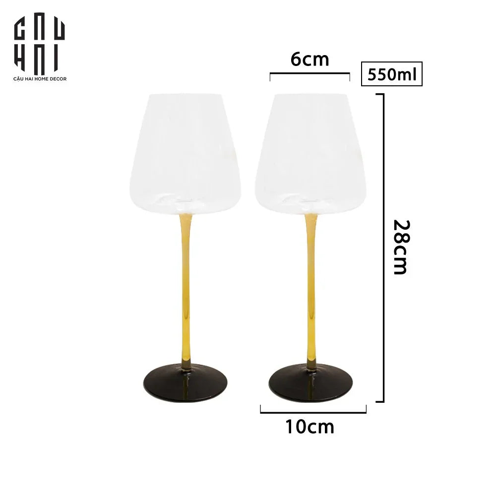 SET 2 LY VANG LUMIÈRE HELION - FULL BOX SS24 - CẬU HAI HOME DECOR