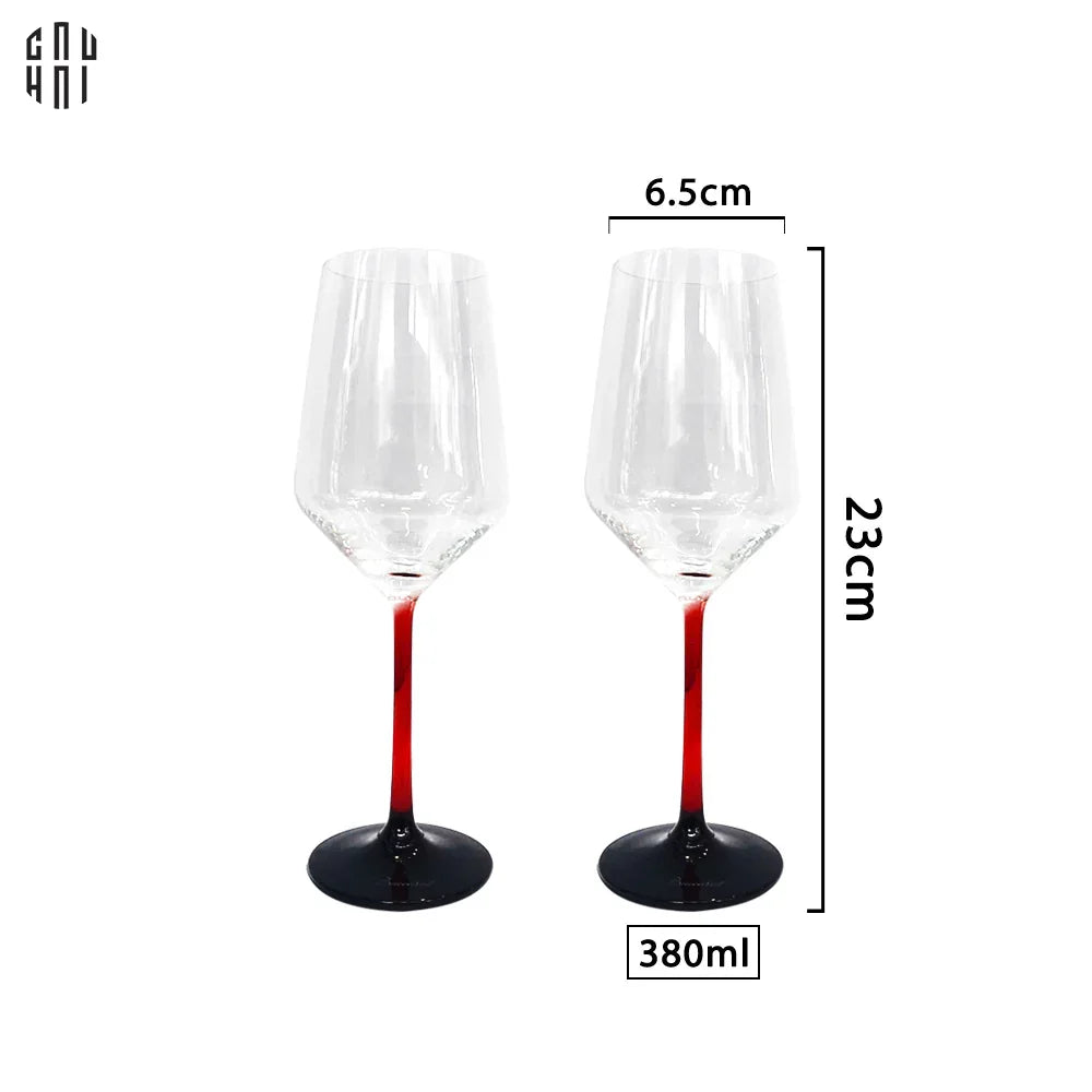 SET 2 LY RED WINE CRYSTAL BCR - BARBARA FULL BOX SA25 - CẬU HAI HOME DECOR