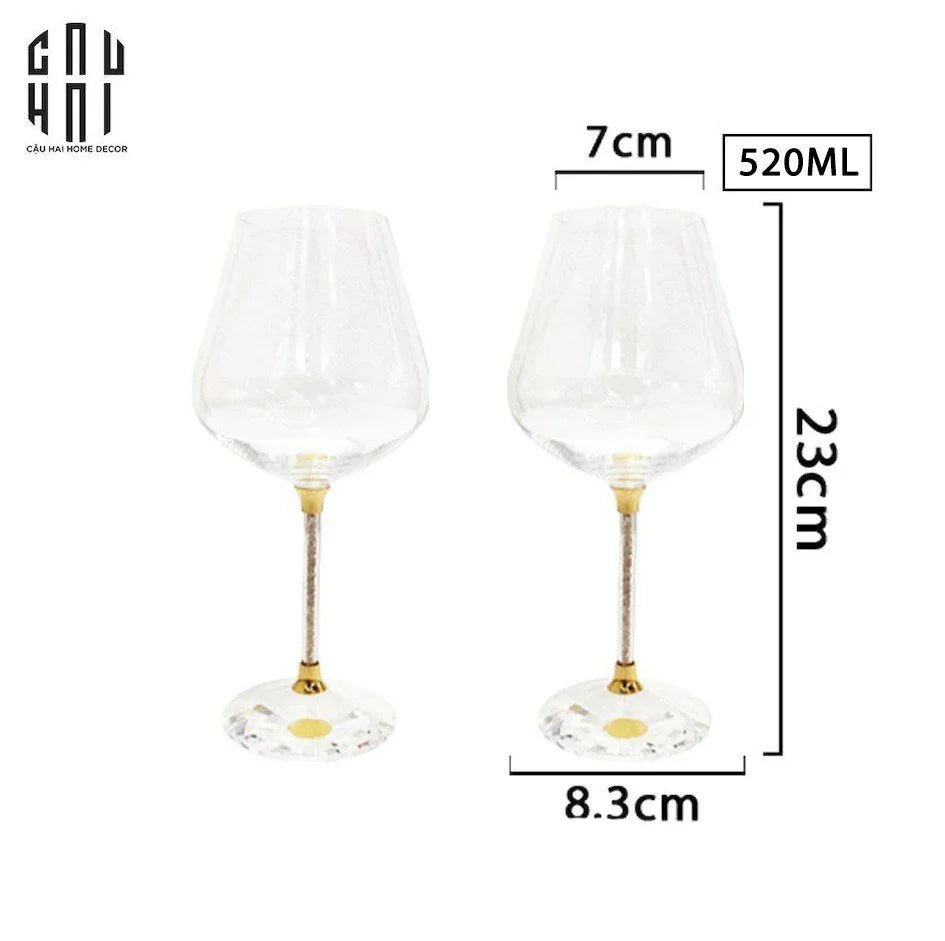 Set 2 Ly Vang Standford - Full Box-LY THỦY TINH-Đối tác tại Trung Quốc theo từng đơn đặt hàng-CẬU HAI HOME DECOR