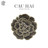 Set 2 Tấm Lót Bàn Ăn - Placemat Black Peony-Hoa Lụa-Đối tác tại Trung Quốc theo từng đơn đặt hàng-CẬU HAI HOME DECOR