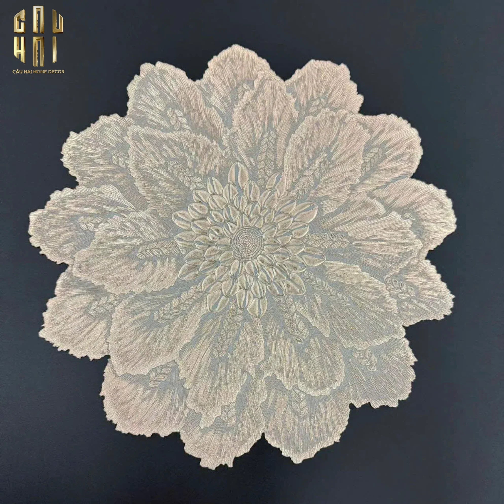 SET 2 TẤM LÓT BÀN ĂN - PLACEMAT CROWN BLOOM - CẬU HAI HOME DECOR