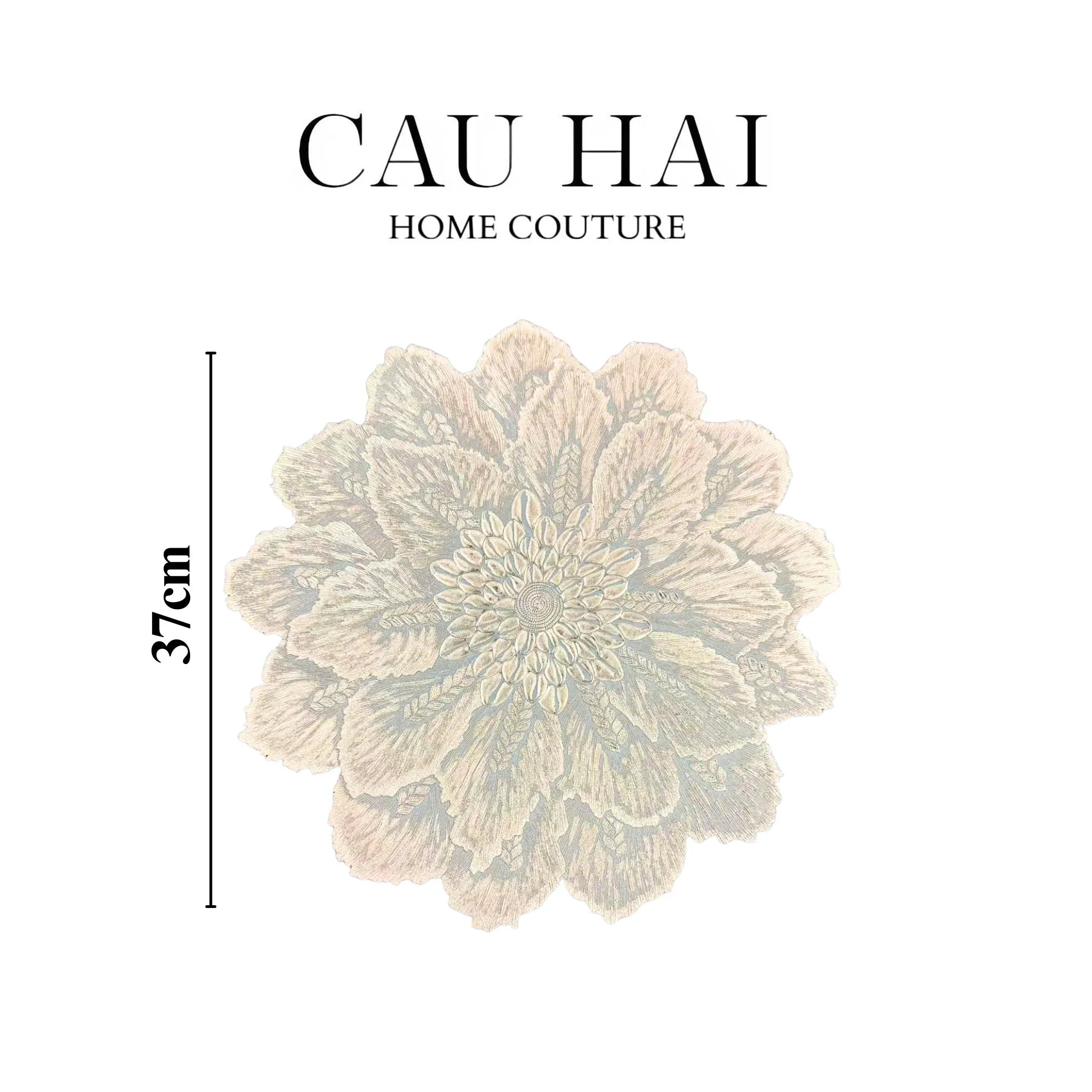 SET 2 TẤM LÓT BÀN ĂN - PLACEMAT CROWN BLOOM - CẬU HAI HOME DECOR