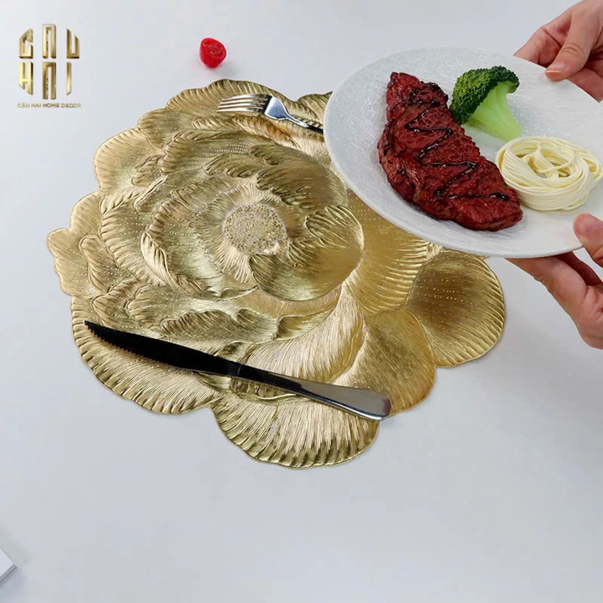 SET 2 TẤM LÓT BÀN ĂN - PLACEMAT IMPERIAL BLOOM - CẬU HAI HOME DECOR