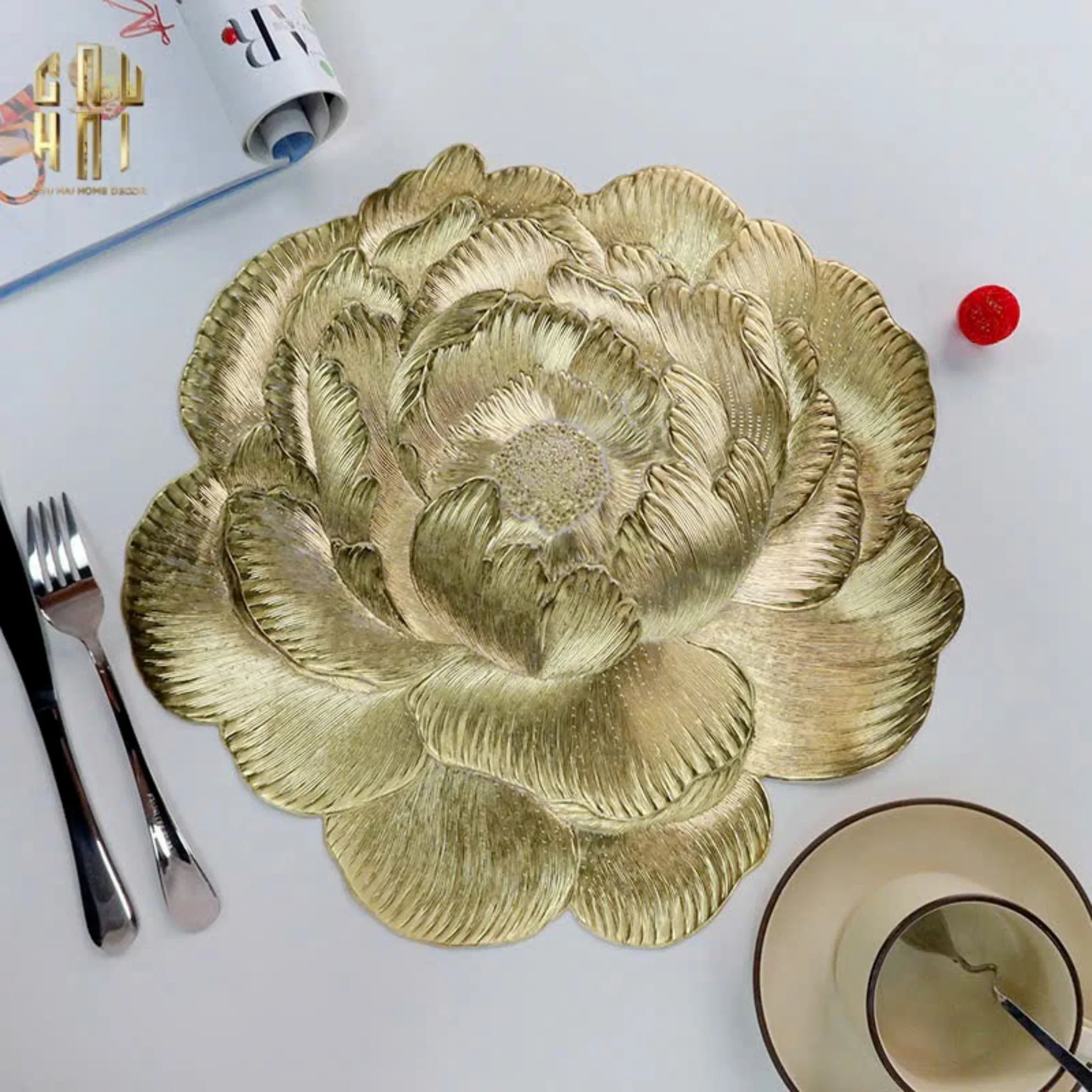 SET 2 TẤM LÓT BÀN ĂN - PLACEMAT IMPERIAL BLOOM - CẬU HAI HOME DECOR