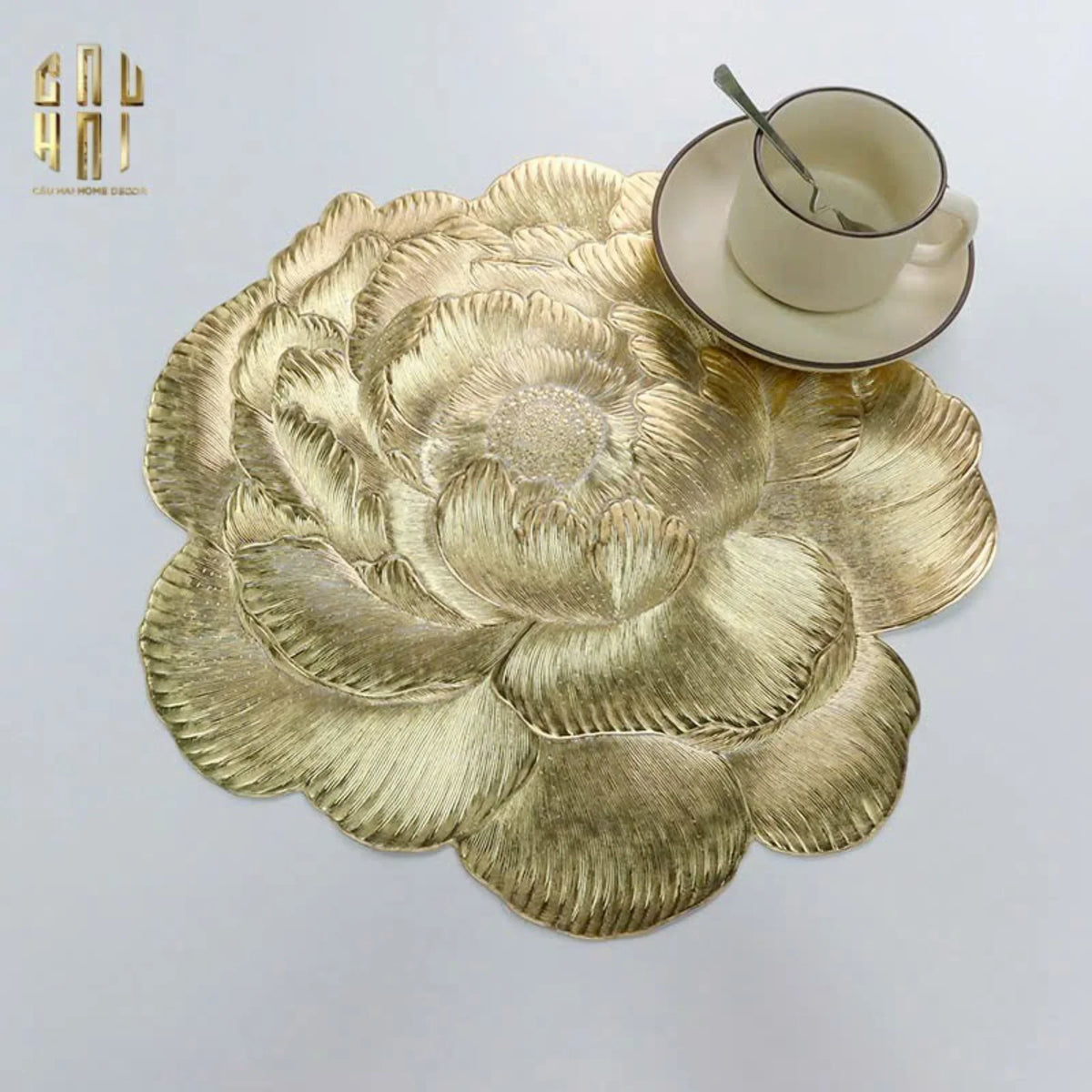 Set 2 Tấm Lót Bàn Ăn - Placemat Imperial Bloom-Hoa Lụa-Đối tác tại Trung Quốc theo từng đơn đặt hàng-CẬU HAI HOME DECOR