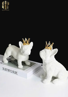 Set 2 Tượng Công Tước BullDog The Majestic Bull Duke-CẬU HAI HOME DECOR