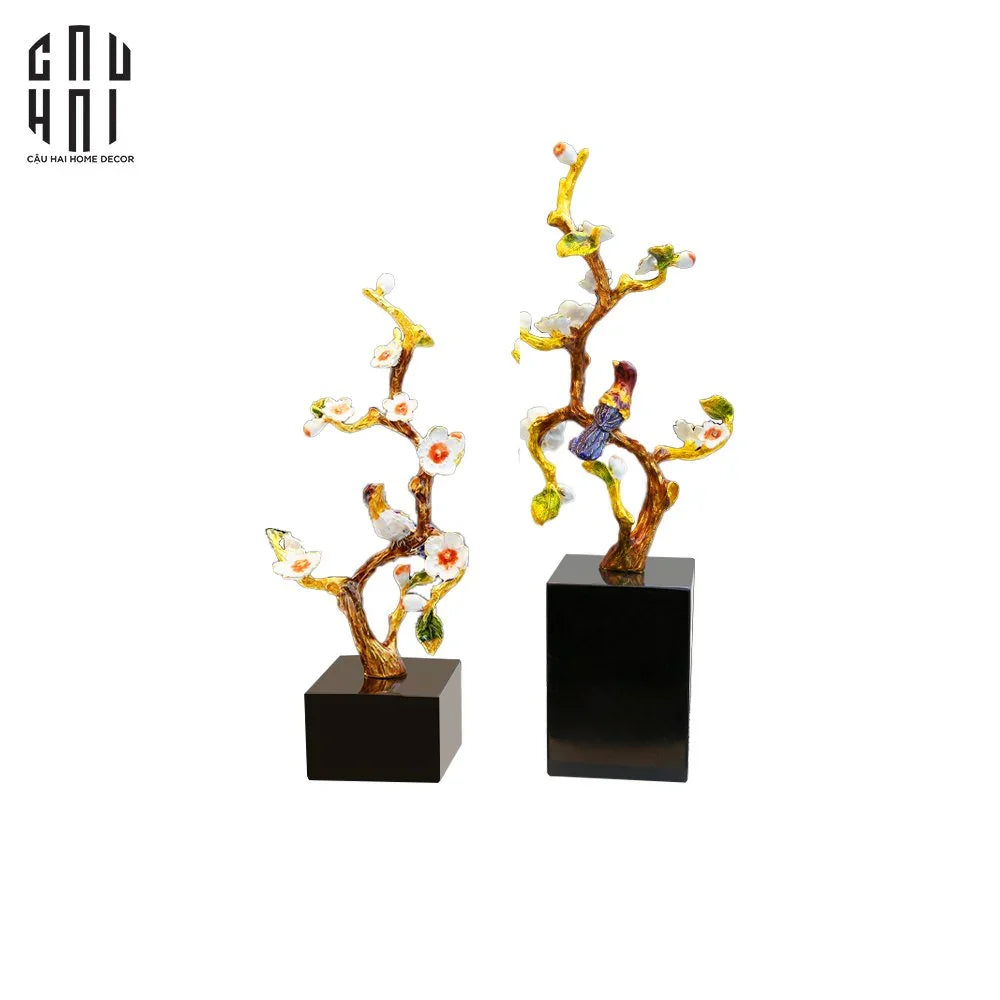 SET 2 TƯỢNG SAKURA-CẬU HAI HOME DECOR