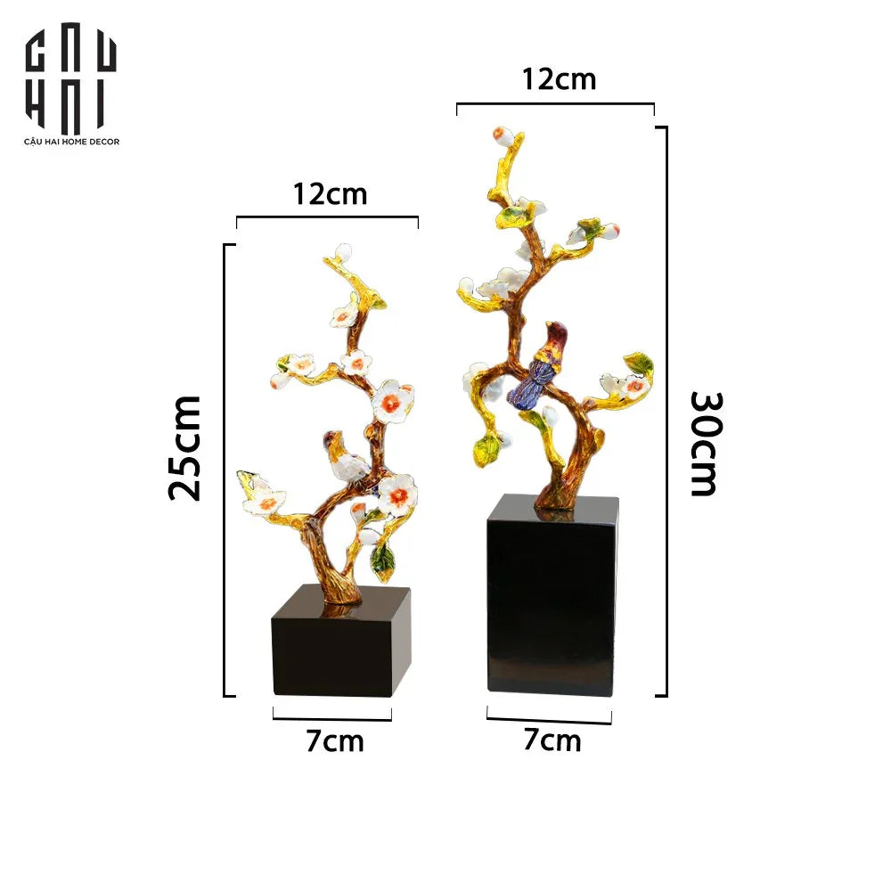 SET 2 TƯỢNG SAKURA-CẬU HAI HOME DECOR