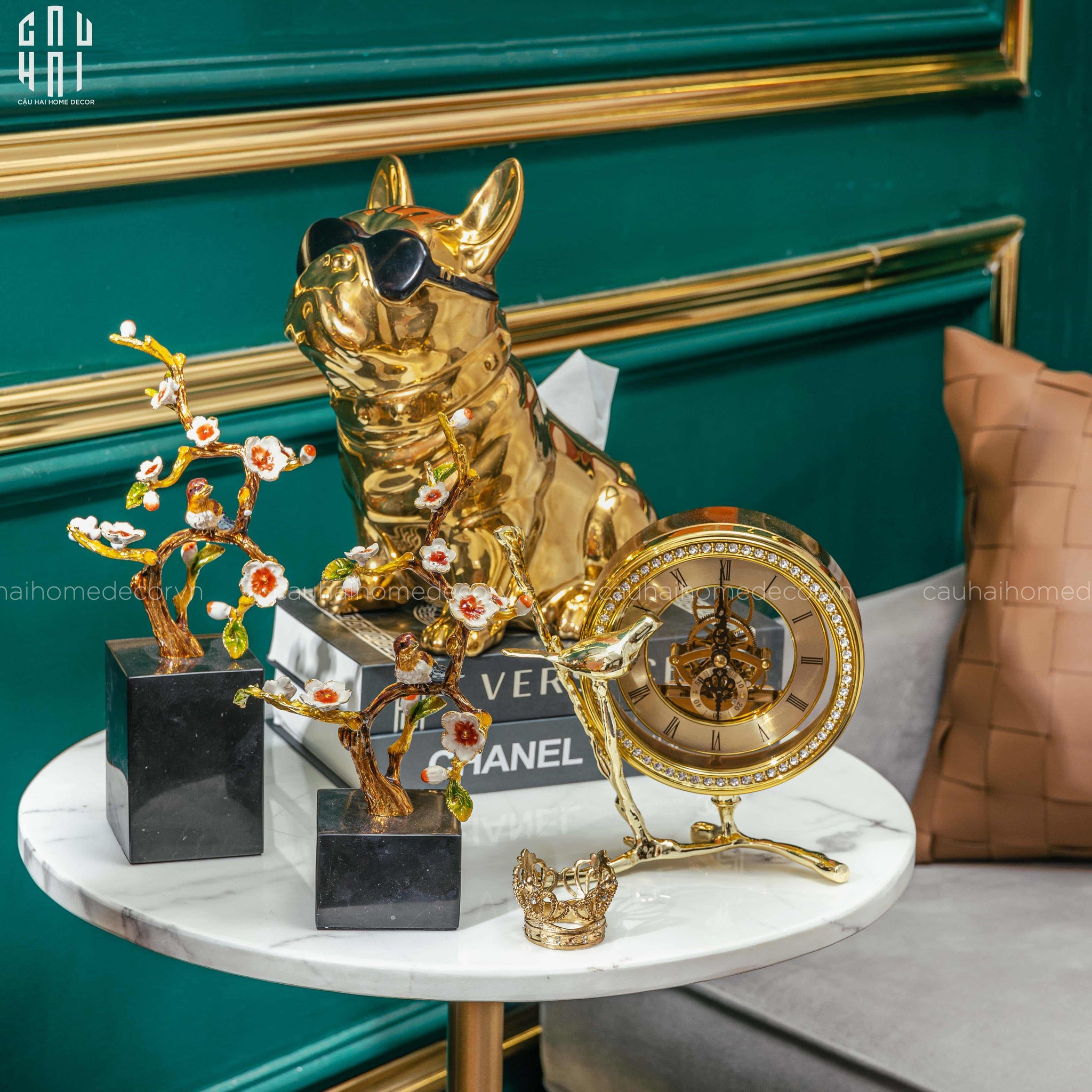 SET 2 TƯỢNG SAKURA-CẬU HAI HOME DECOR