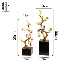 Set 2 Tượng Sakura-CẬU HAI HOME DECOR