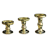Set 3 Đế Nến Thuỷ Tinh Gold Lacquered Crystal-ĐẾ NẾN-Đối tác tại Trung Quốc theo từng đơn đặt hàng-CẬU HAI HOME DECOR