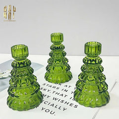 Set 3 Đế Nến Vert Tree Fw25-CẬU HAI HOME DECOR