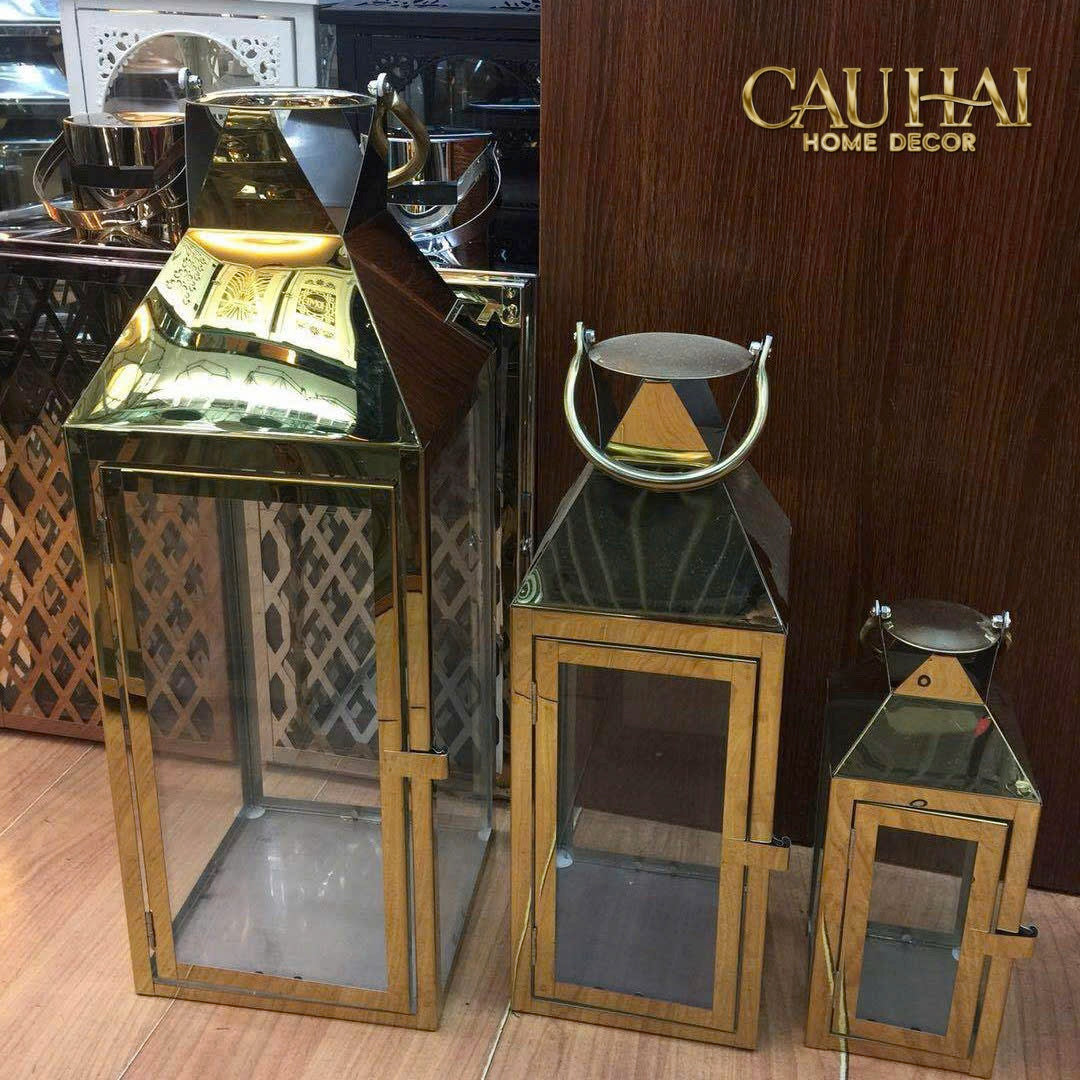 Set 3 Lồng Đèn Metal Lantern Lumière Sterling-ĐÈN TRANG TRÍ-CẬU HAI HOME DECOR-CẬU HAI HOME DECOR
