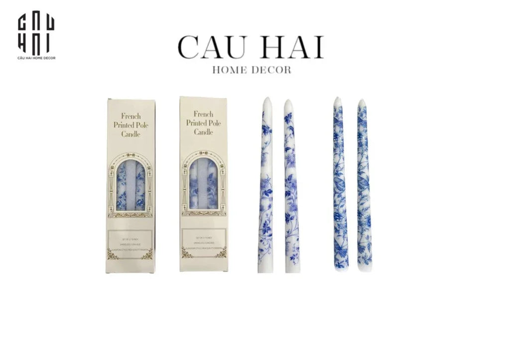 SET 4 CÂY NẾN INDOCHINE - BIRD - CẬU HAI HOME DECOR