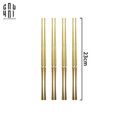 Set 4 Đôi Đũa Arthur - Arthur Matte Gold Chopsticks Set 4Pcs ( Blur )-CẬU HAI HOME DECOR