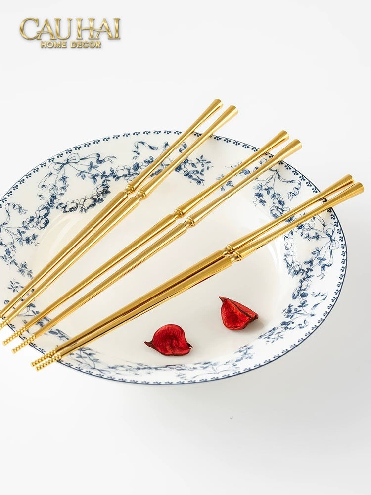 Set 4 Đôi Đũa Glamour - Glamour Chopsticks Set 4Pcs ( Shining )-CẬU HAI HOME DECOR