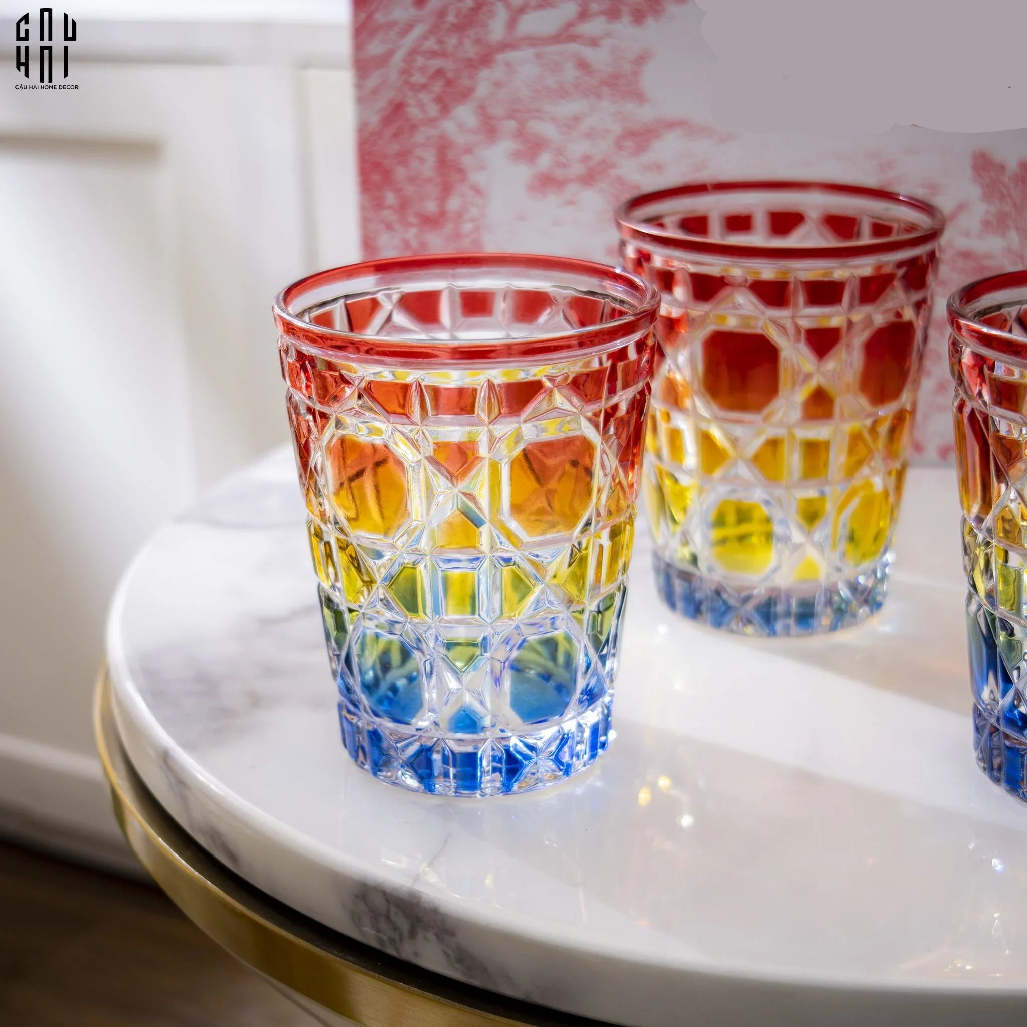 SET 4 LY D'Or COLOURFUL SS22 - CẬU HAI HOME DECOR