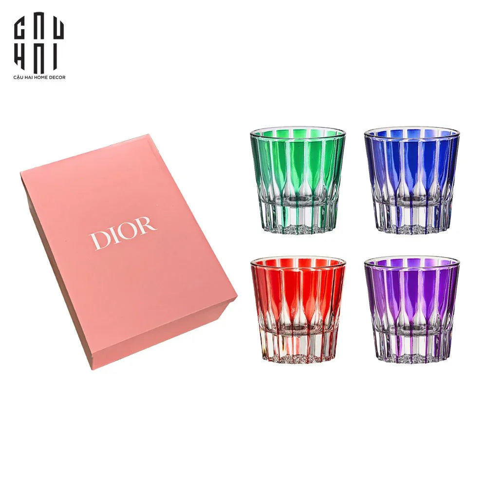 SET 4 LY PHA LÊ EMILY - FULL BOX SS22 - CẬU HAI HOME DECOR