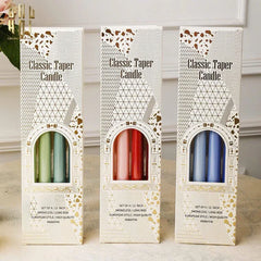 Set 4 Nến Gradation Taper - Blue/Green/Pink/Emerald-CẬU HAI HOME DECOR