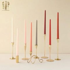 Set 4 Nến Gradation Taper - Blue/Green/Pink/Emerald-CẬU HAI HOME DECOR