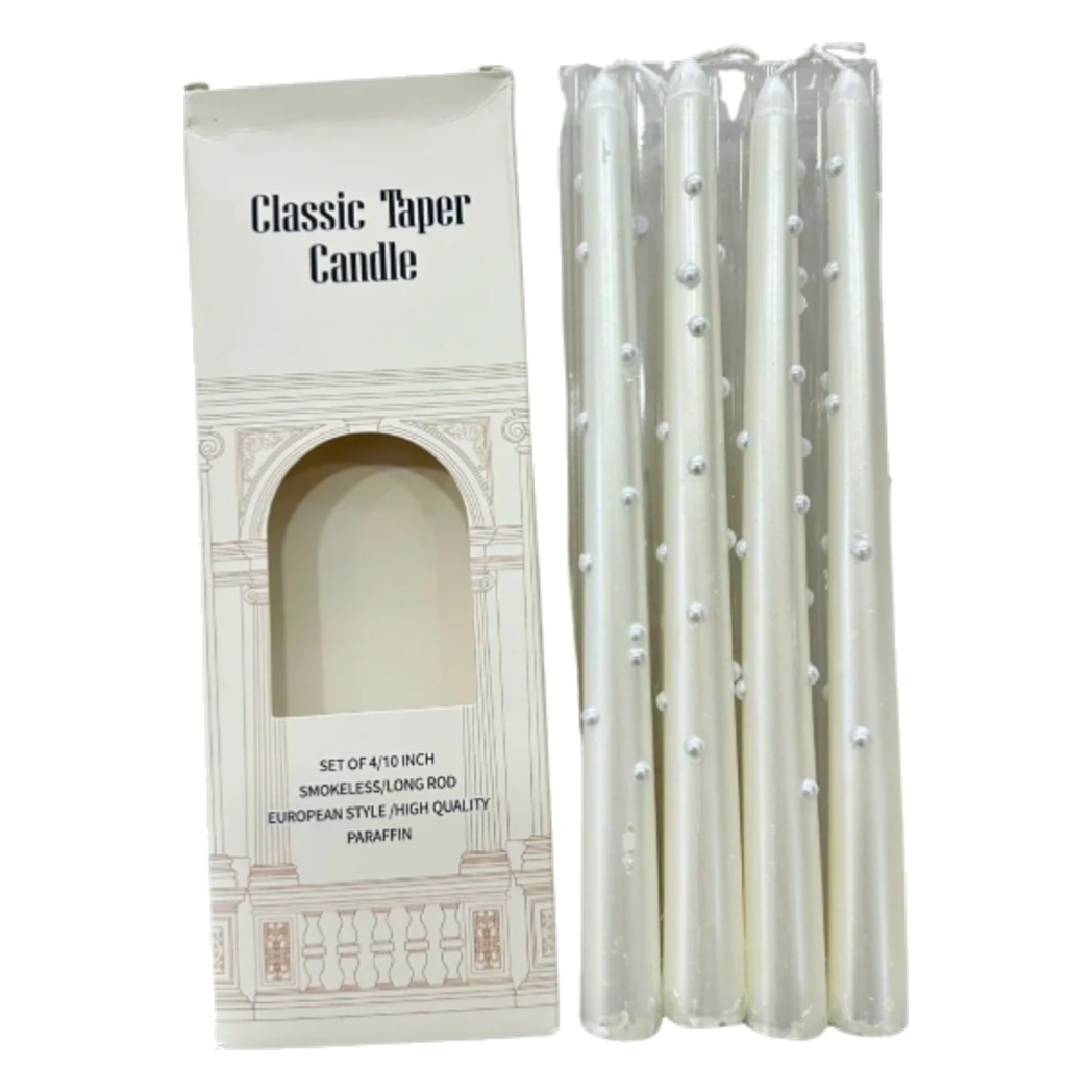 Set 4 Nến Thơm Pearl Radiance 4pcs-NẾN TRANG TRÍ-CẬU HAI HOME DECOR-CẬU HAI HOME DECOR