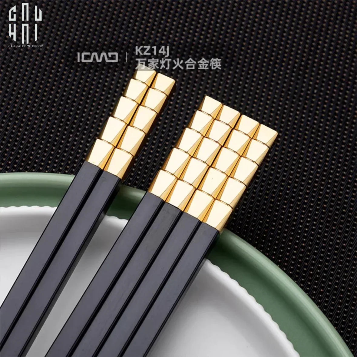 SET 5 ĐÔI ĐŨA HOÀNG KIM GIÁP - CẬU HAI HOME DECOR