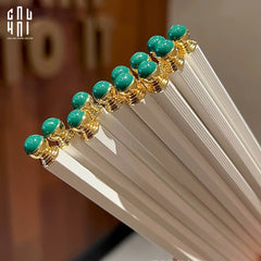 Set 5 Đôi Đũa Sợi Thuỷ Tinh Golden Jade PET Chopsticks 27cm-CẬU HAI HOME DECOR