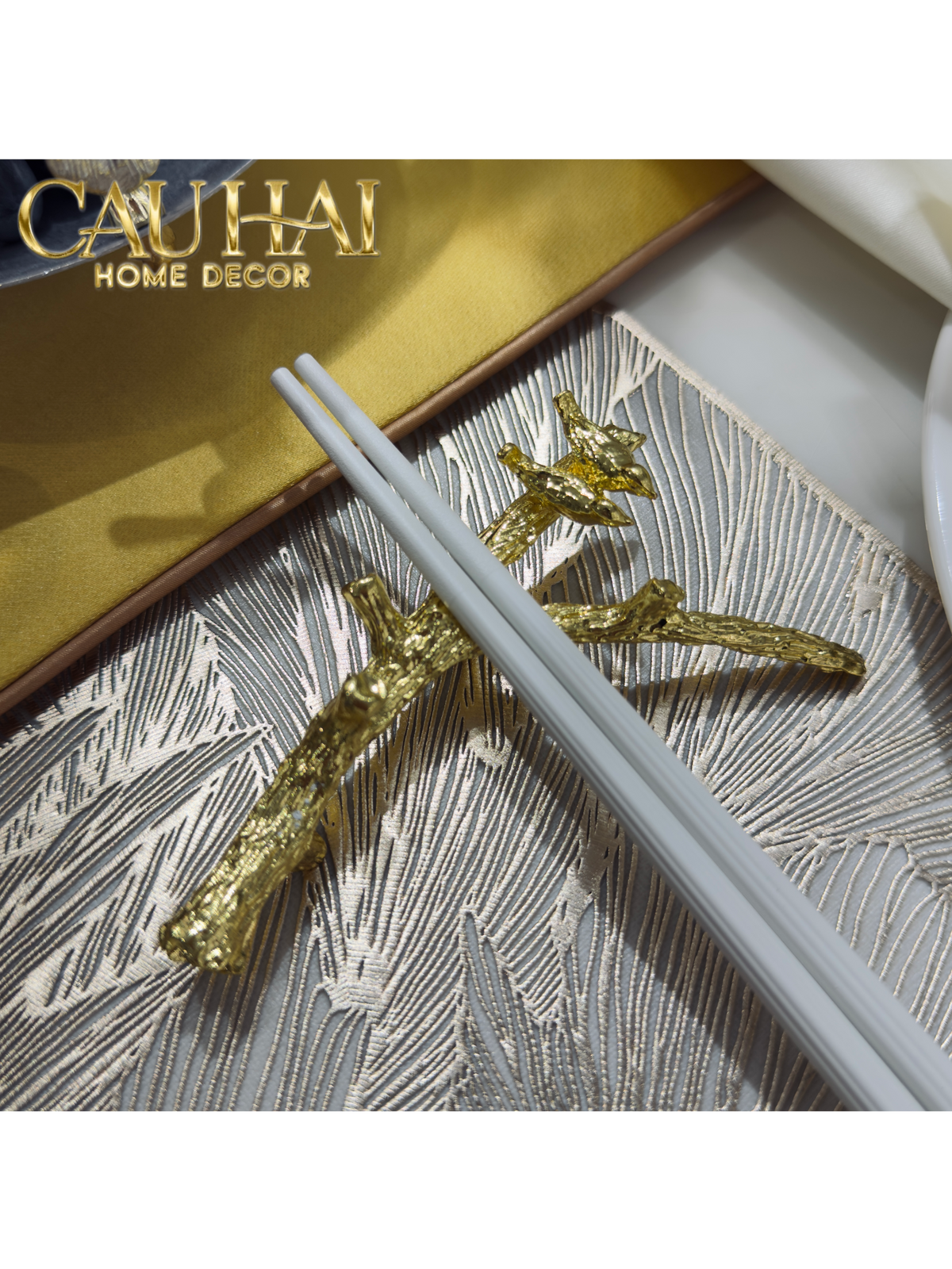 Set 5 Đôi Đũa Sợi Thuỷ Tinh Opaline Classic PET Chopsticks 24cm-Dinner Cutlery Set Dao Muỗng Nĩa-Đối tác tại Trung Quốc theo từng đơn đặt hàng-CẬU HAI HOME DECOR