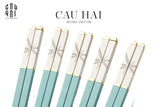 Set 5 Đôi Đũa Sợi Thuỷ Tinh - Sky Dragonfly Chopsticks 27cm-LY THỦY TINH-Đối tác tại Trung Quốc theo từng đơn đặt hàng-CẬU HAI HOME DECOR