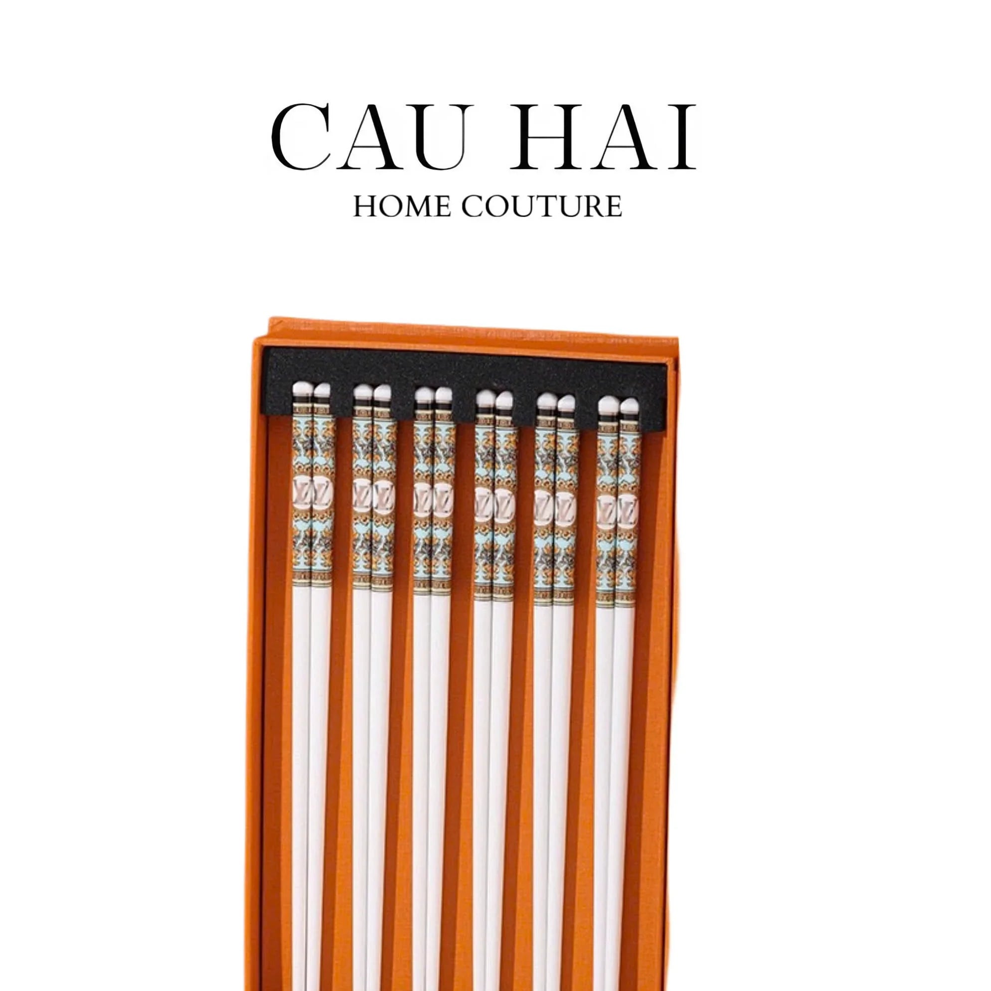 SET 6 ĐÔI ĐŨA LOUIS. V ORIENTAL - FULLBOX - CẬU HAI HOME DECOR