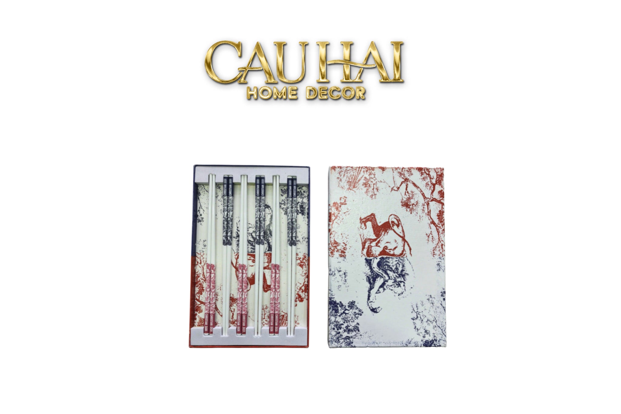 Set 6 Đôi Đũa Sứ Jungle Couture Ceramic Chopsticks Set-CẬU HAI HOME DECOR