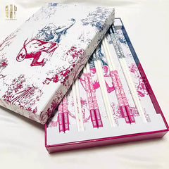 Set 6 Đôi Đũa Sứ Jungle Couture Ceramic Chopsticks Set-CẬU HAI HOME DECOR