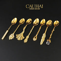 Set 6 Muỗng Persian Babylon Fan Coffee Spoon-CẬU HAI HOME DECOR