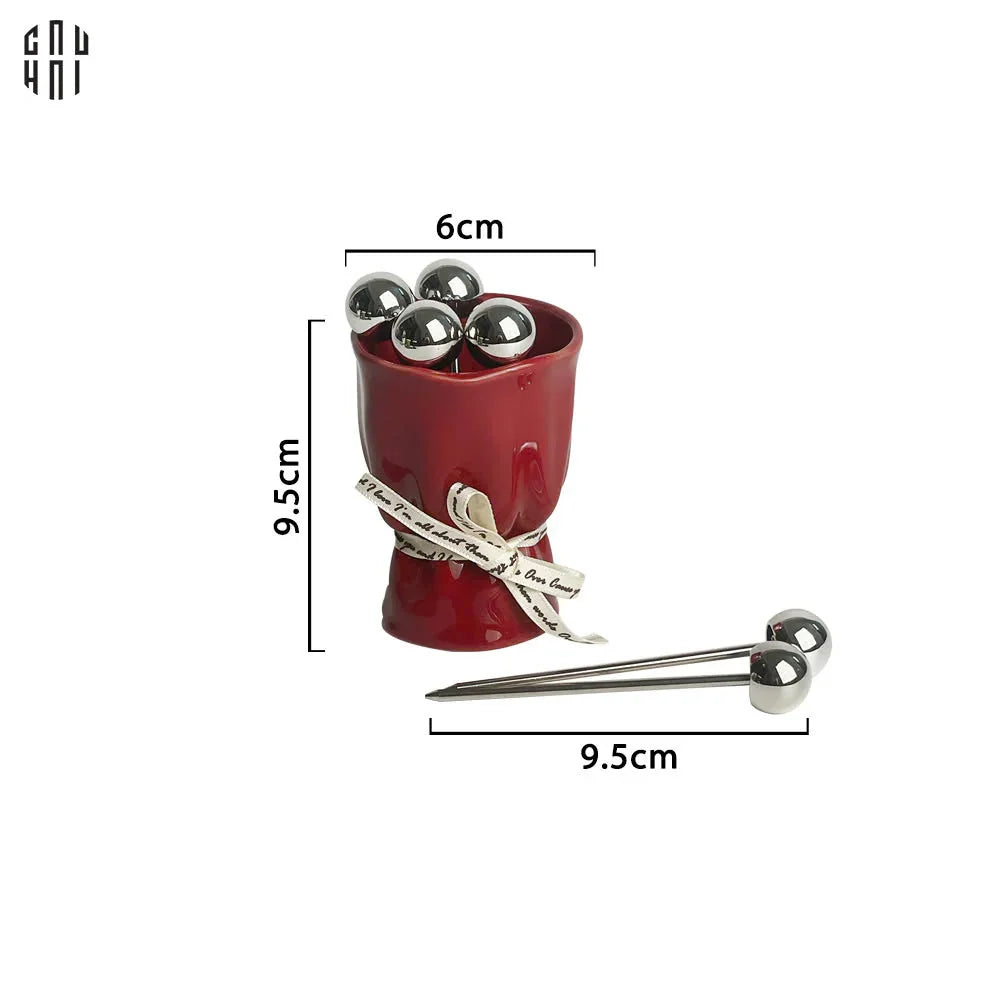 Set 6 Nĩa Tráng Miệng Bouquet-CẬU HAI HOME DECOR