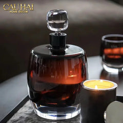 Set Bình Rượu Pha Lê Cristalleries Enigma Rouge Umeshu Ensemble-CẬU HAI HOME DECOR