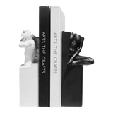 Set Tượng Chặn Sách Trang Trí Black & White Statues 6x18-SÁCH TRANG TRÍ-Đối tác tại Trung Quốc theo từng đơn đặt hàng-CẬU HAI HOME DECOR