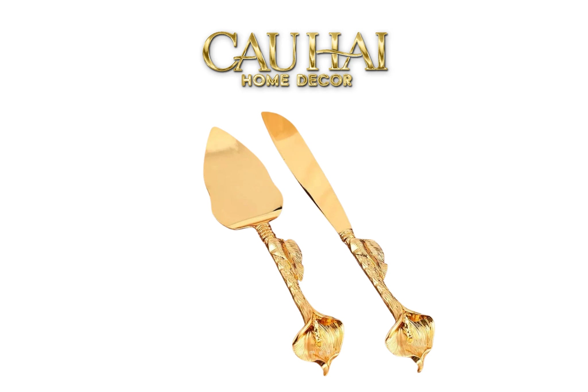 Set Dao Cắt Bánh Ensemble Couteaux Pâtisserie Élégance-CẬU HAI HOME DECOR