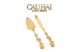 Set Dao Cắt Bánh Ensemble Couteaux Pâtisserie Élégance-TƯỢNG TRANG TRÍ-Đối tác tại Trung Quốc theo từng đơn đặt hàng-ROSE-CẬU HAI HOME DECOR