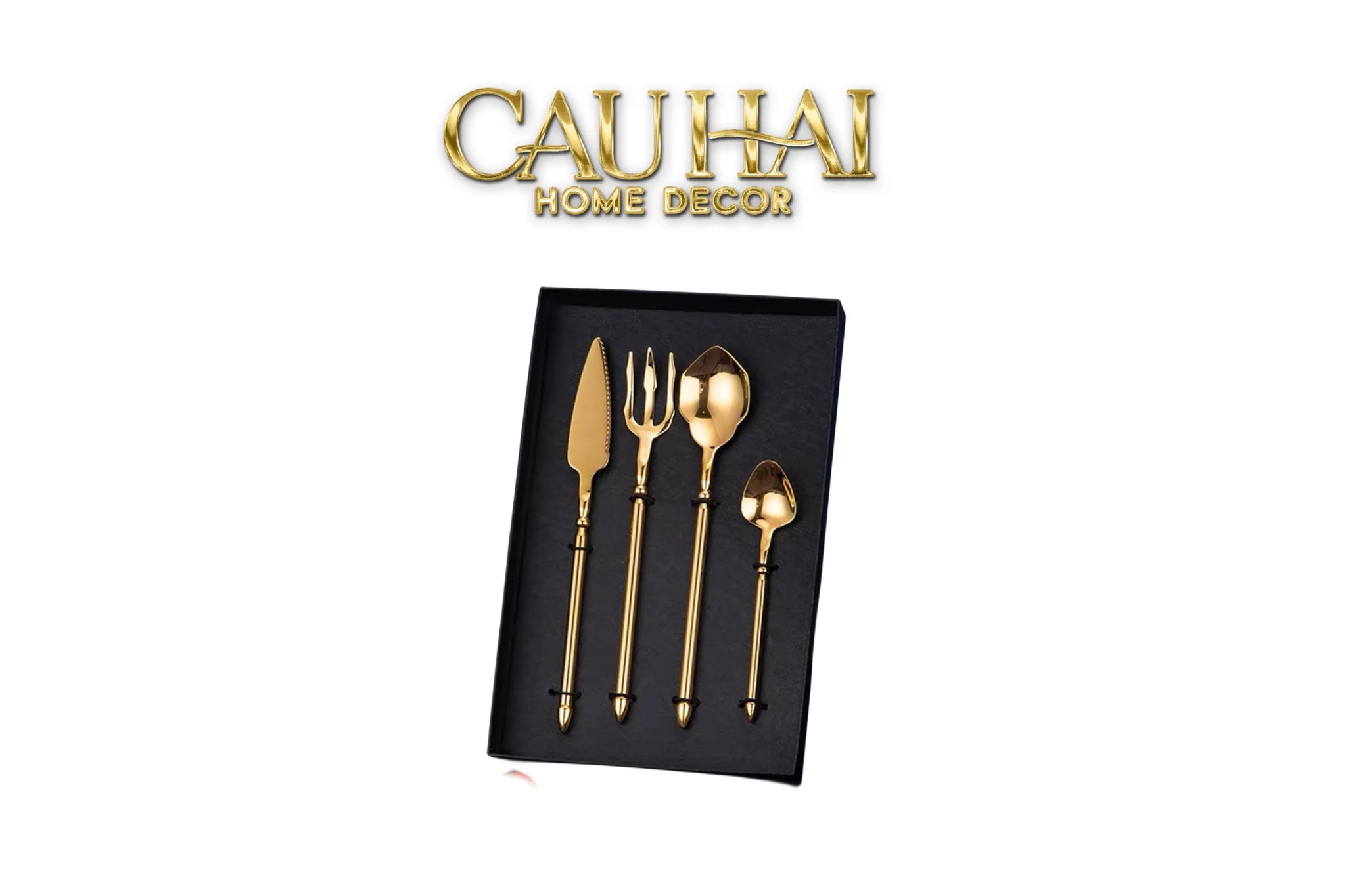 Set Dao Muỗng Nĩa 4 Món Atlantic Legendary Trident Prestige Dinner Cutlery 4pcs-CẬU HAI HOME DECOR