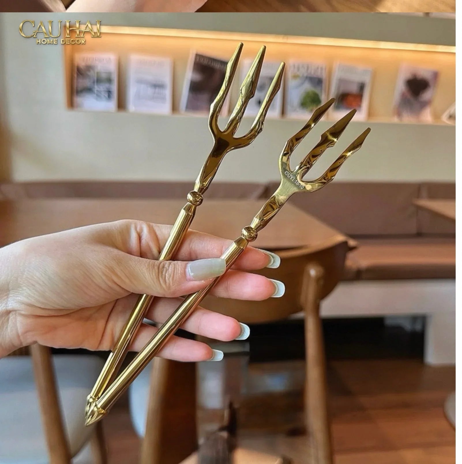 Set Dao Muỗng Nĩa 4 Món Atlantic Legendary Trident Prestige Dinner Cutlery 4pcs-CẬU HAI HOME DECOR