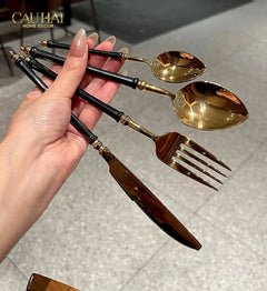 Set Dao Muỗng Nĩa 4 Món Phantom Premium Dinner Cutlery 4Pcs-CẬU HAI HOME DECOR