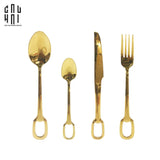 SET DAO NĨA ELITE 4PCS - CUTLERY ELITE 4PCS FULL BOX - CẬU HAI HOME DECOR