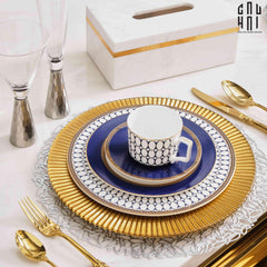 Set Đĩa Bàn Tiệc Âu Ogilvy Banquet Plates 4 Pcs Élégance Cobalt Blue Dinnerware Sets-CẬU HAI HOME DECOR