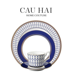 Set Đĩa Bàn Tiệc Âu Ogilvy Banquet Plates 4 Pcs Élégance Cobalt Blue Dinnerware Sets-CẬU HAI HOME DECOR