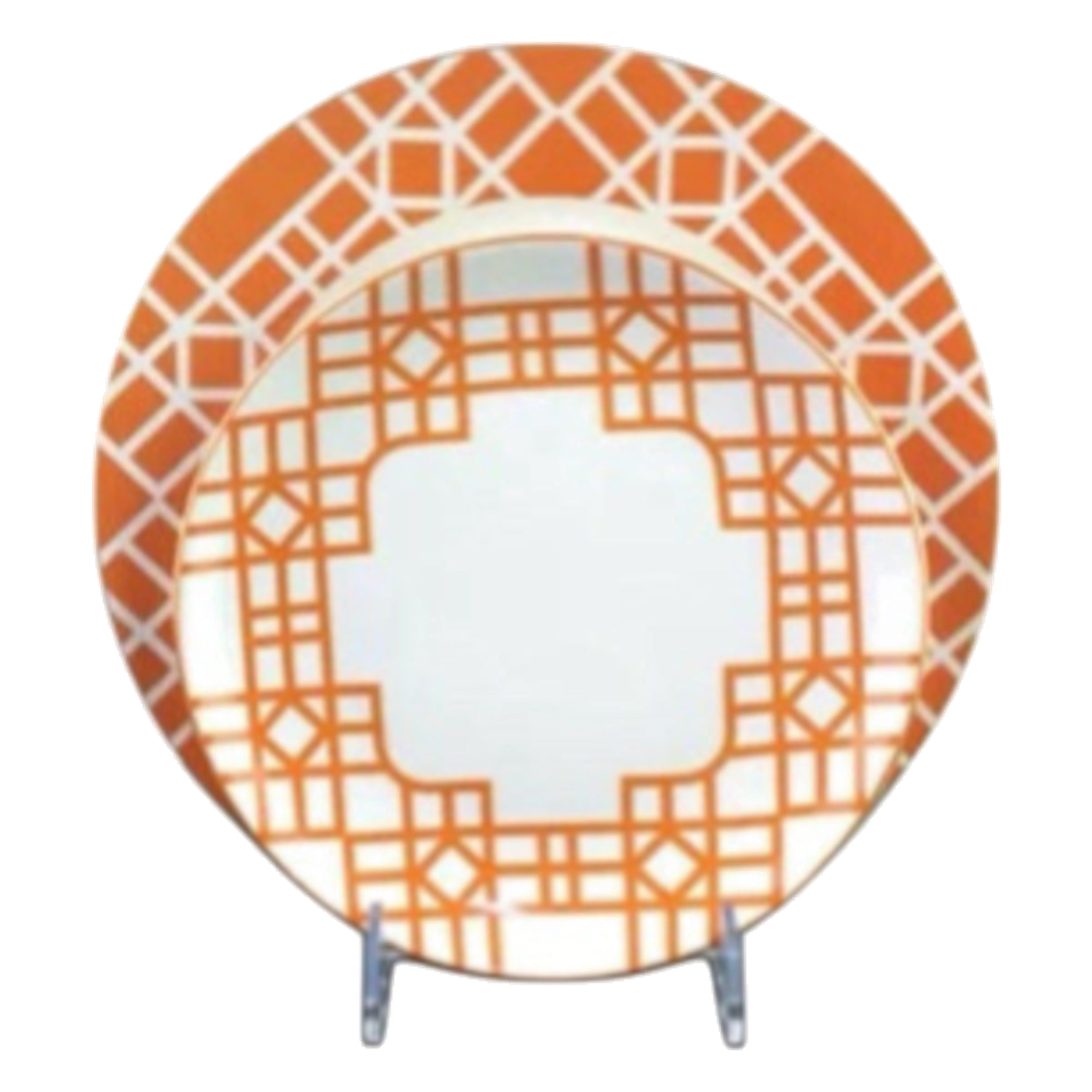Set Đĩa Dinner Gốm Sứ Lattice Atelier Cognac 2pcs-SET CHÉN DĨA-CẬU HAI HOME DECOR-CẬU HAI HOME DECOR
