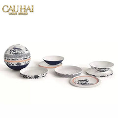 Set Đĩa Gốm Sứ Première La Petite Boule Memphis Complète Édition - Full Box-CẬU HAI HOME DECOR