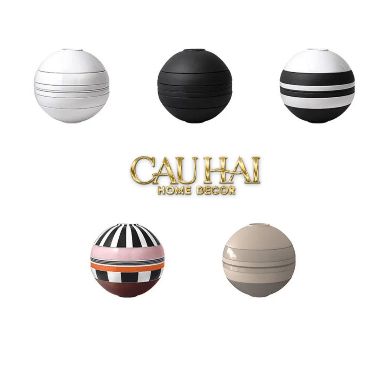 Set Đĩa Gốm Sứ Première La Petite Boule Memphis Complète Édition - Full Box-CẬU HAI HOME DECOR