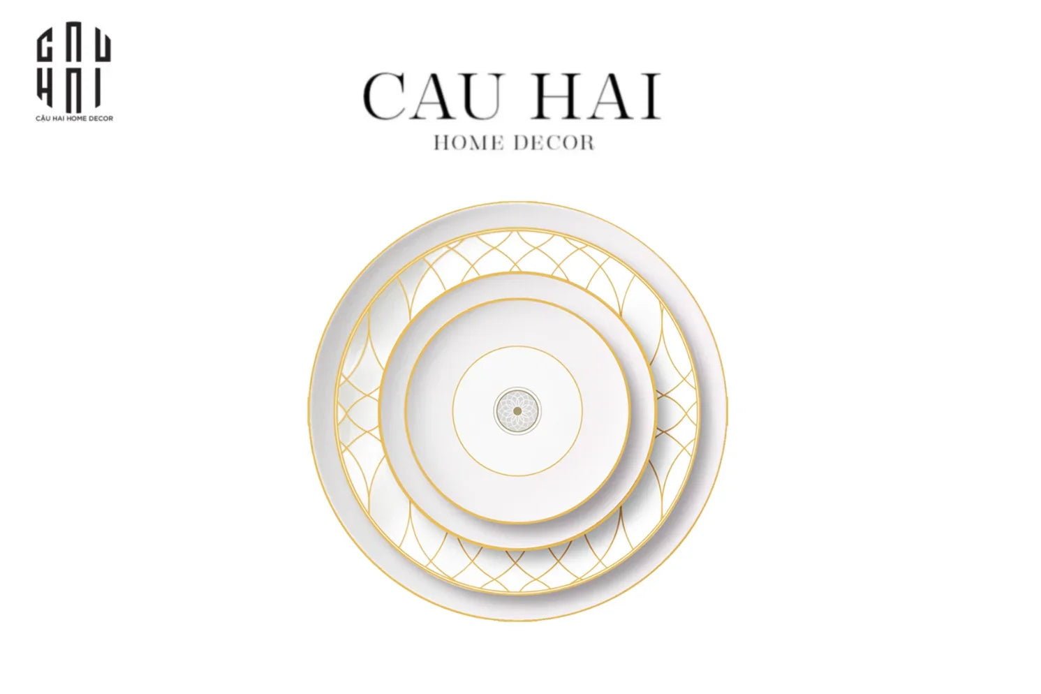 SET DINNER FIRST LADY 4PCS SS25 - CẬU HAI HOME DECOR