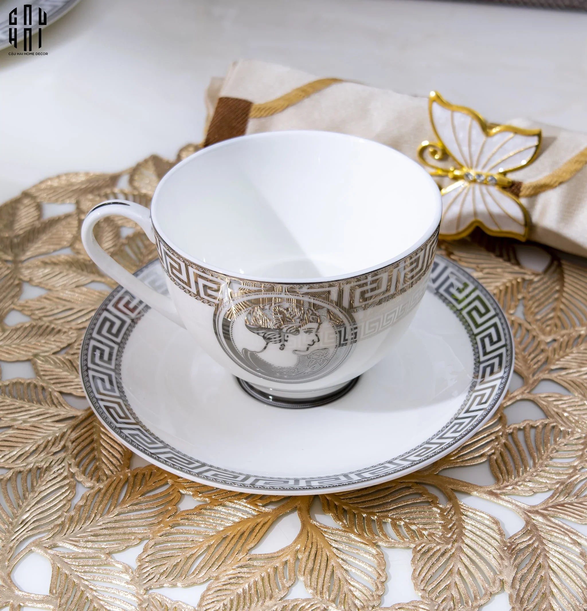 SET DINNER LADY ELEANOR 8PCS SS25 - CẬU HAI HOME DECOR